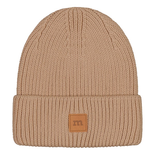 Metsola - Cotton Knit Beanie, Nougat