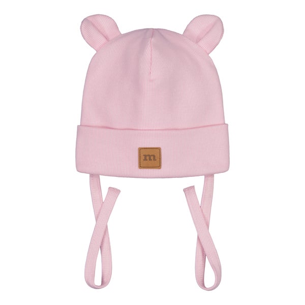 Metsola - Rib Bear Beanie/ Pinkie