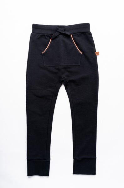 MIVI Kids - Kangaroo College Pants Deep Black