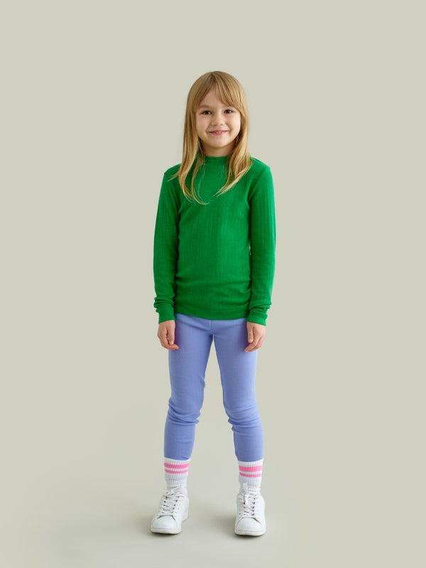 Mainio - Merino Wool Leggings, sky blue (11019)