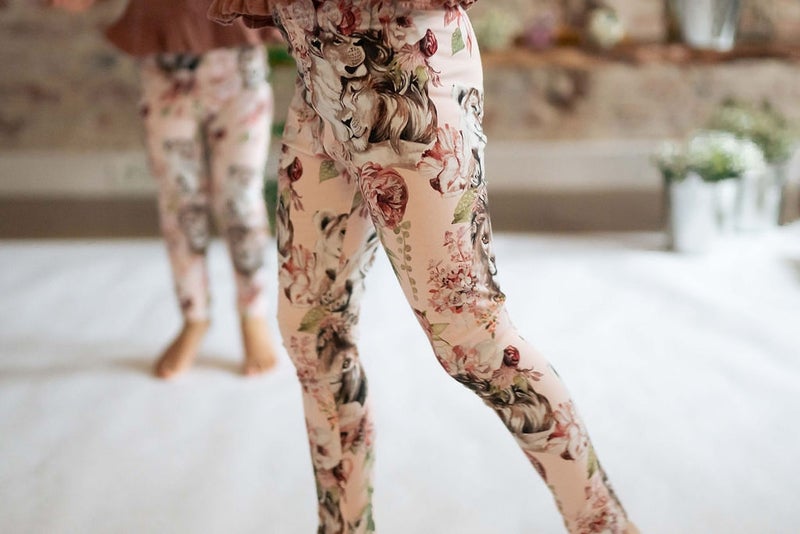 Nakoa - Print Leggings, Garden Of Lions