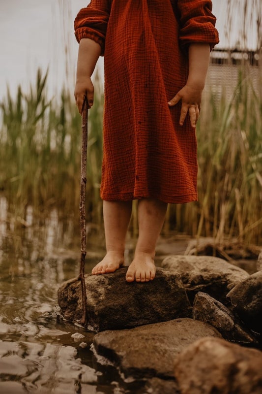 Taini Clothing - Lumo mekko, ruoste