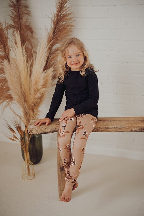 Poiu - Leggings Cotton Leaf