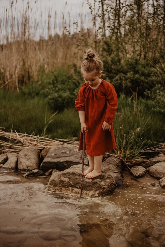 Taini Clothing - Lumo mekko, ruoste