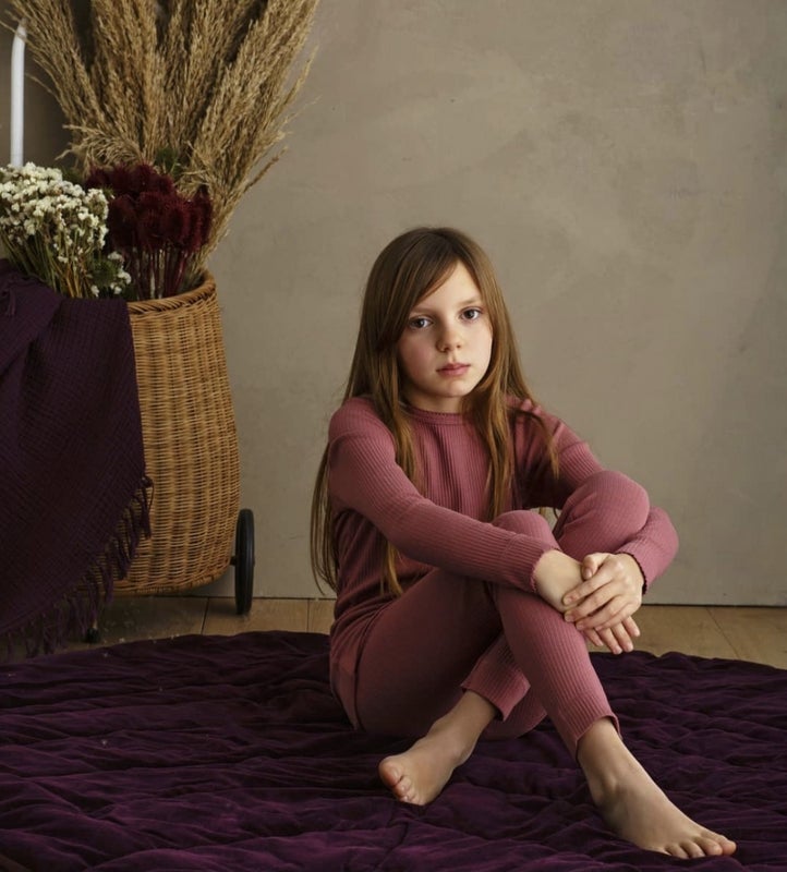 KoaLav - Rib Shirt, Rose Dust