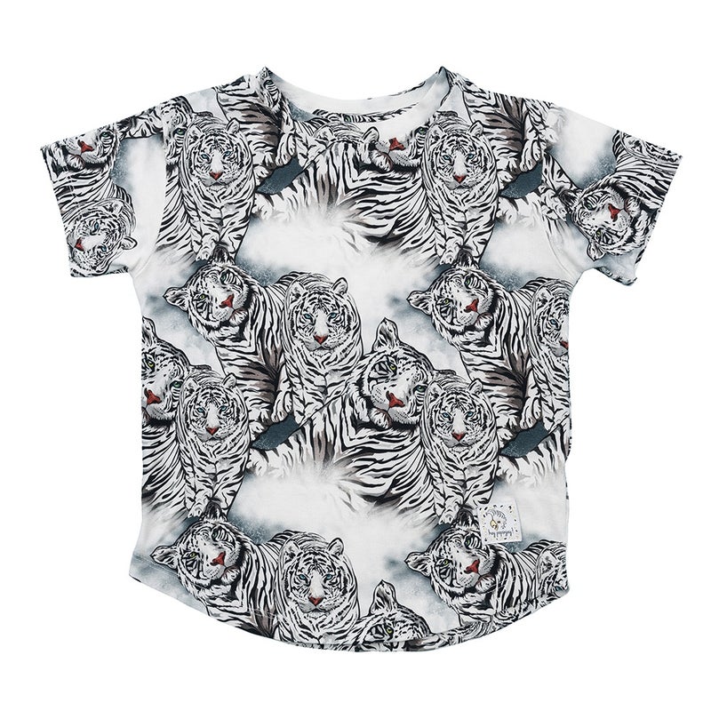 Hey Popinjay! - T-shirt, Winter Tiger