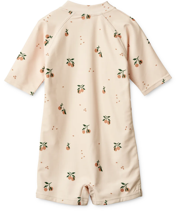 Liewood - Max Printed Swim Jumpsuit Peach, Seashell