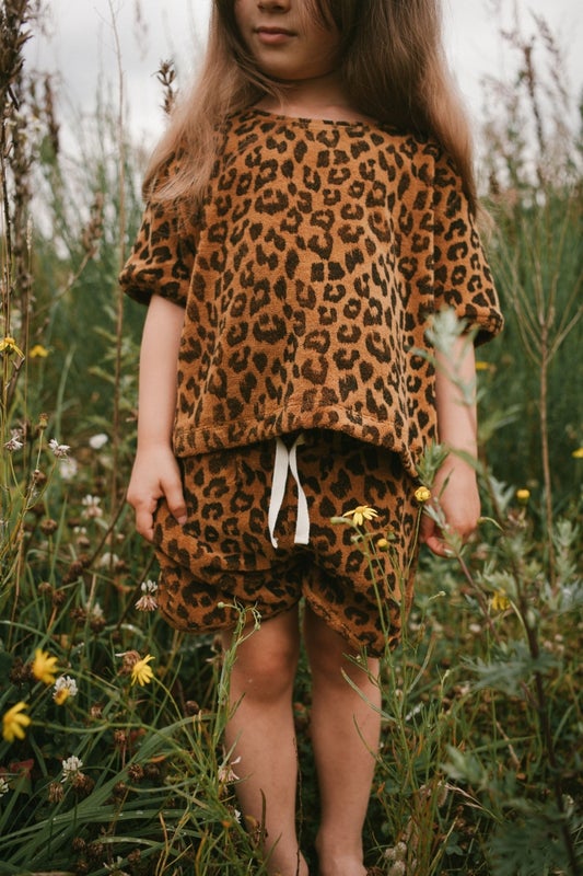 Daily Brat - Towel T-Shirt, Leopard