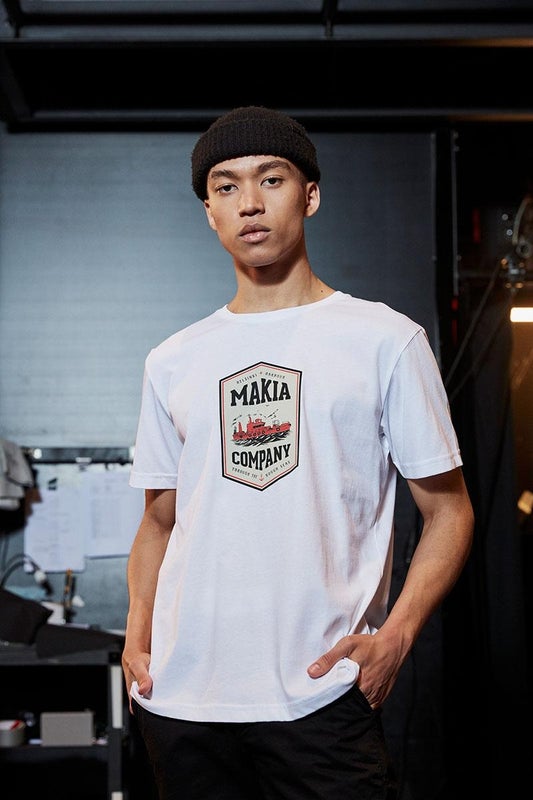 Makia - T-shirt Pilot White