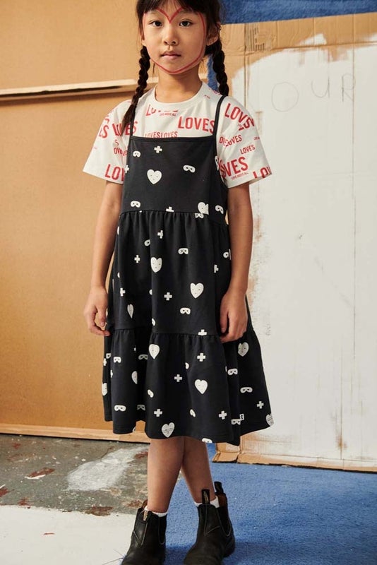 Beau Loves - Dress Hearts + Hero masks black