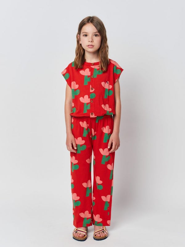 Bobo Choses - SEA FLOWER ALL OVER OVERALL (123AC117)