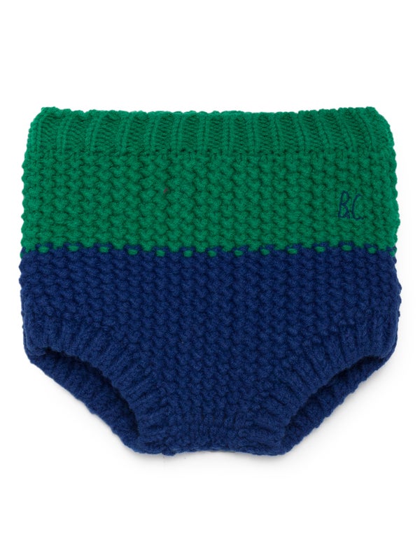 Bobo Choses - Blue Knitted Culotte, Mazarine Blue