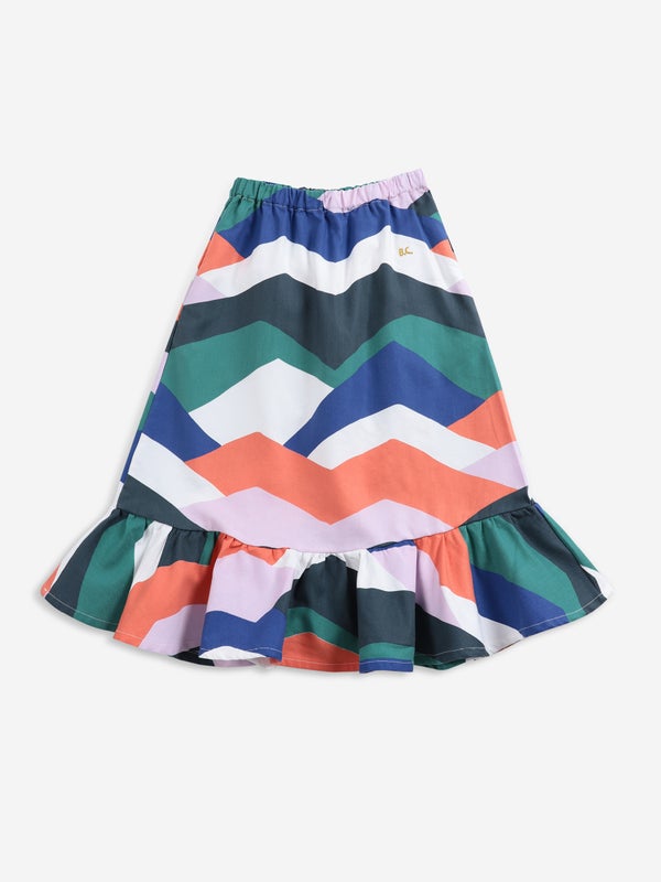 Bobo Choses -  Multi color block woven midi skirt (221AC117)