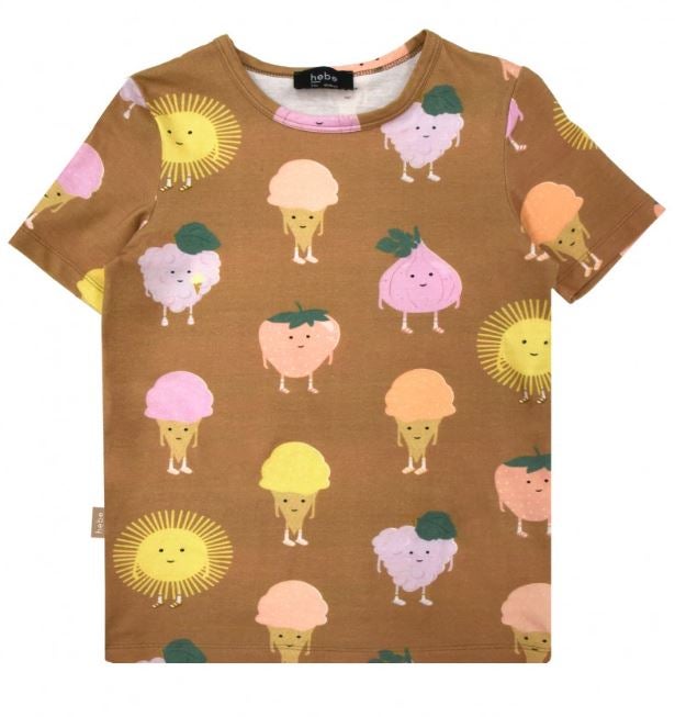 Hebe - T-Shirt With Fruits Print (SS23117)