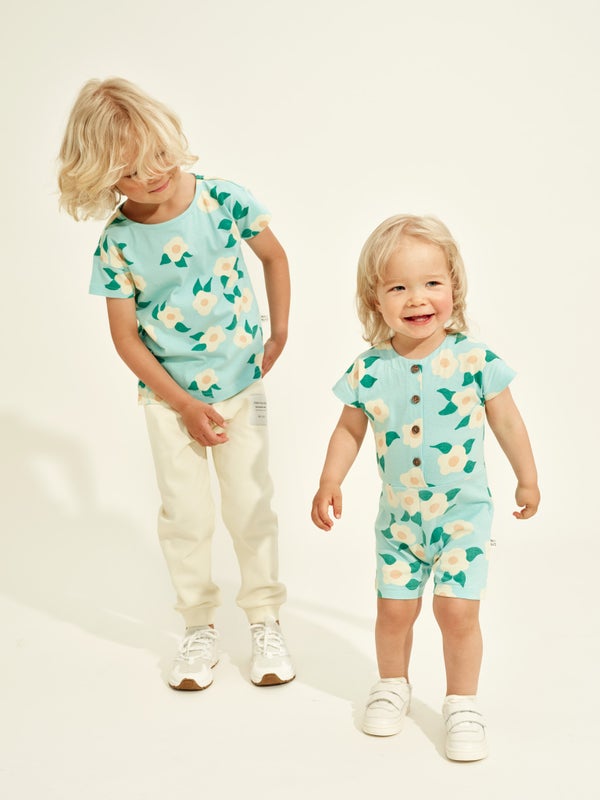 Mainio - Midsummer Rose Playsuit, Sky (22098)