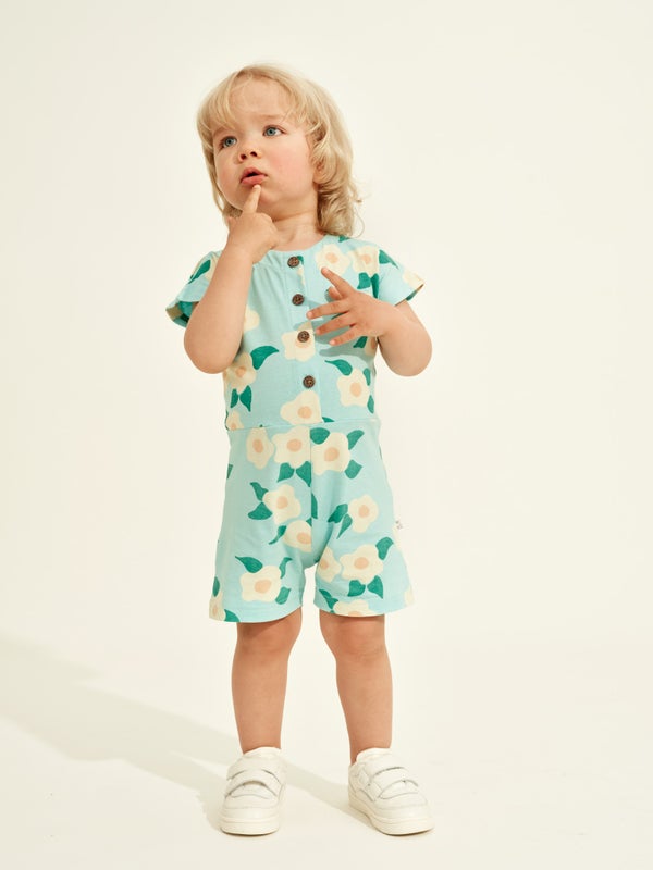 Mainio - Midsummer Rose Playsuit, Sky (22098)