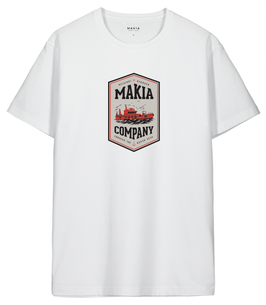 Makia - T-shirt Pilot White