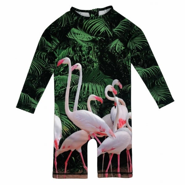 Romey Loves Lulu - Rash Guard Flamingos