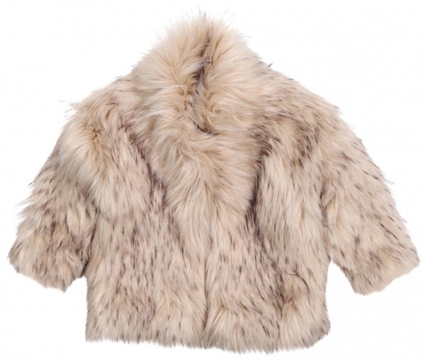 Maed for mini - Yappy Yeti faux fur coat