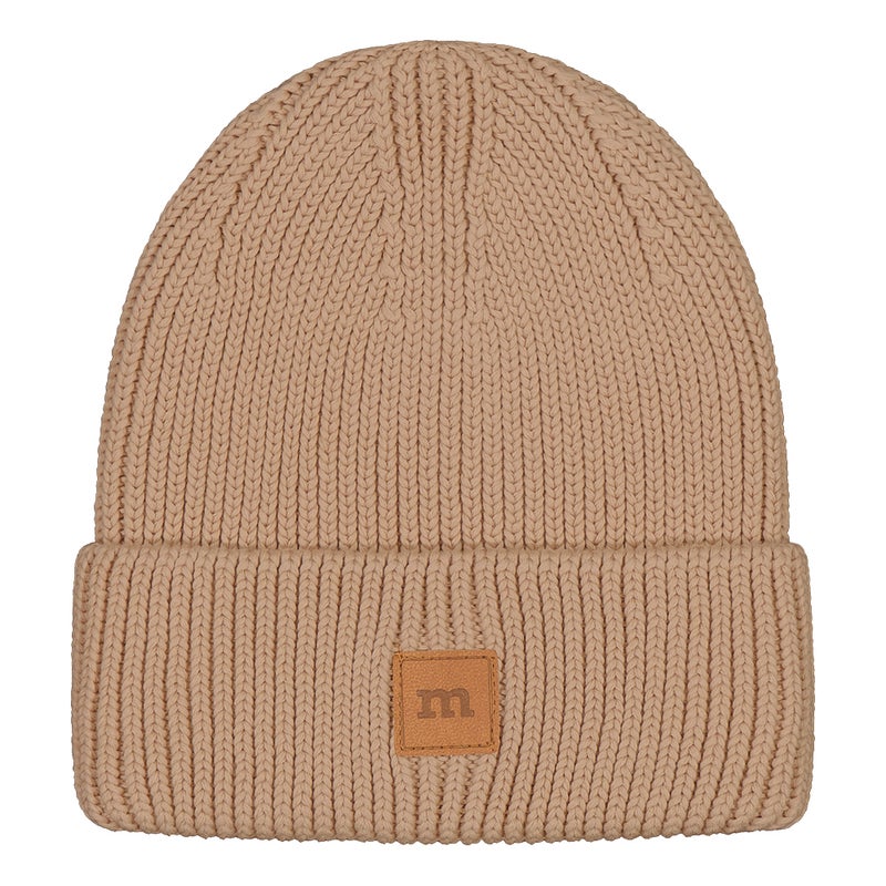 Metsola - Cotton Knit Beanie, Nougat