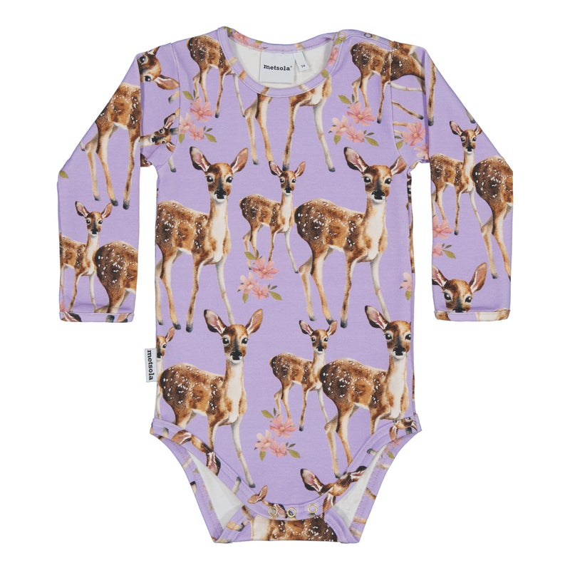METSOLA - CUTE BAMBI BODY LS, ICY LILAC