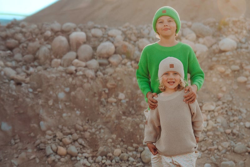 METSOLA - Cotton Knit Puuvillapipo, Moonlight