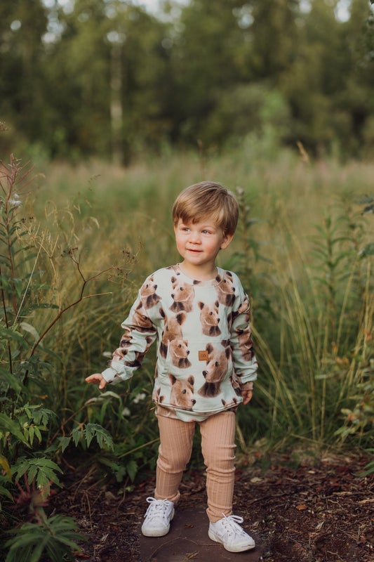 Metsola - Wide Rib Leggings/Nougat