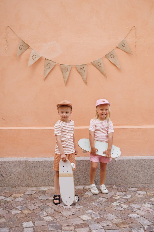 METSOLA -  Good Mood Rib T-Shirt/Pinkie