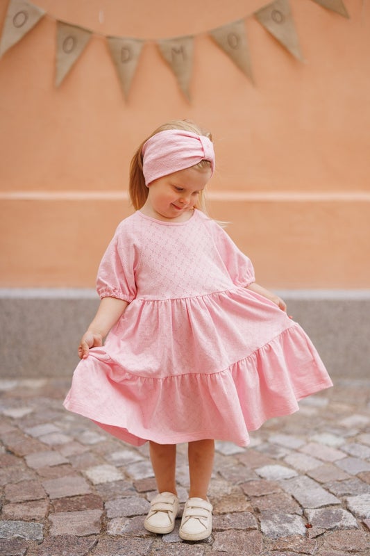 METSOLA - Tiered Dress/ Pinkie