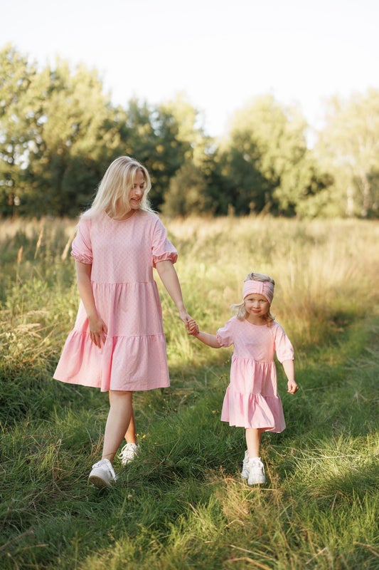 METSOLA - Tiered Dress/ Pinkie