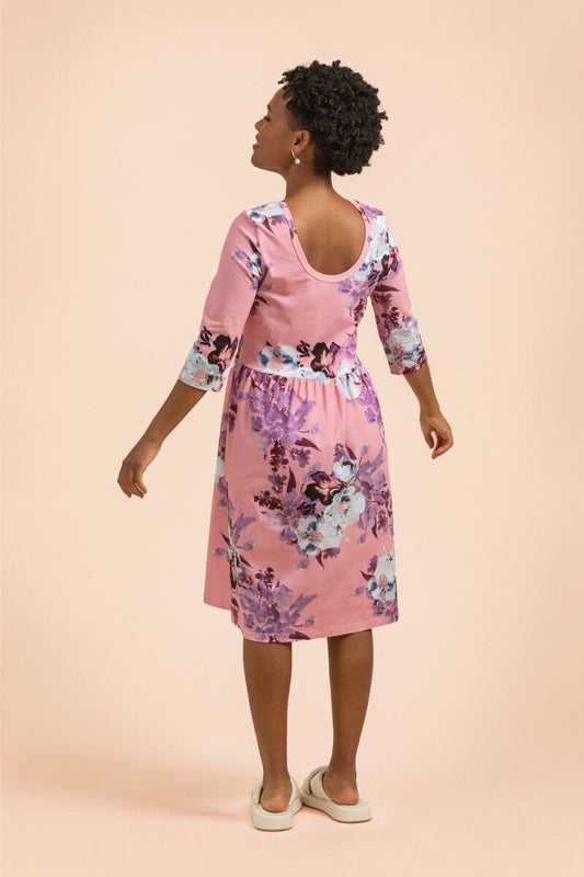 Kaiko - Bell Dress, Garden Rose