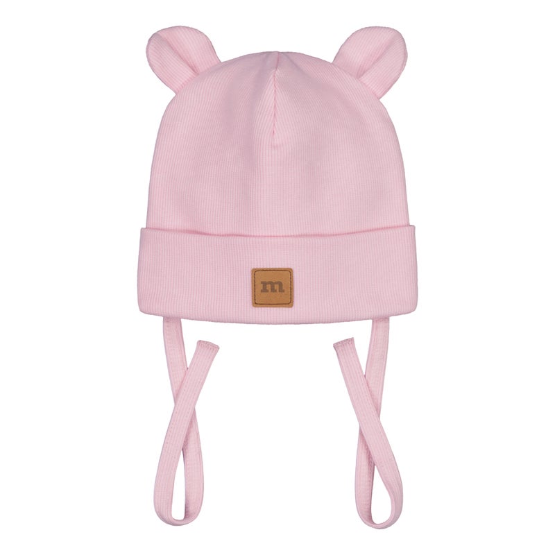 Metsola - Rib Bear Beanie/ Pinkie