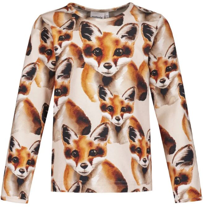 METSOLA - FOX SHIRT LS, CREAM