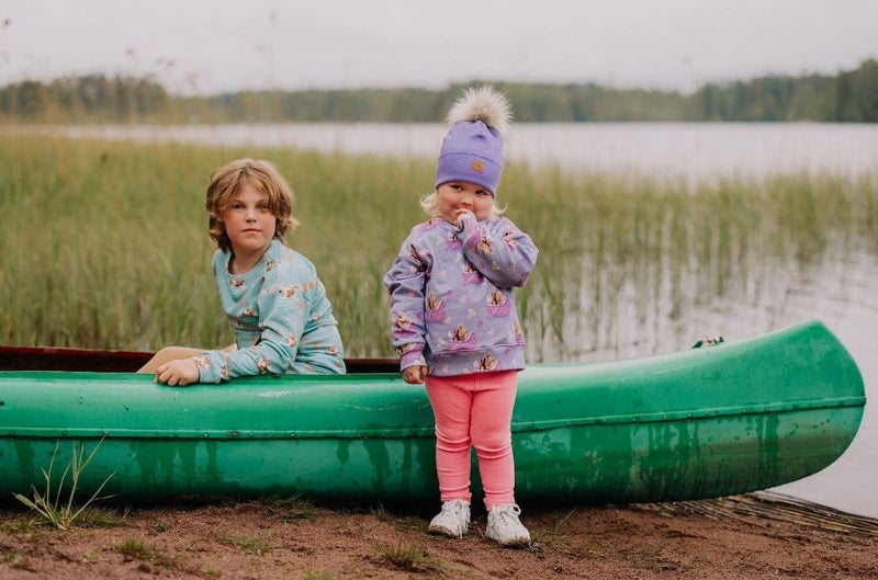 METSOLA - Heavy Rib Leggingsit, Pinky