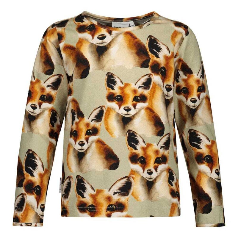 METSOLA - FOX SHIRT LS, GREEN