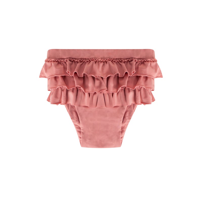 Maed for mini - Funky Flamingo Ruffle Swim Shorts