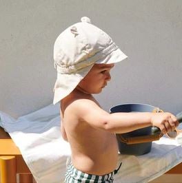 Liewood - Gorm Linen sun hat, Sandy