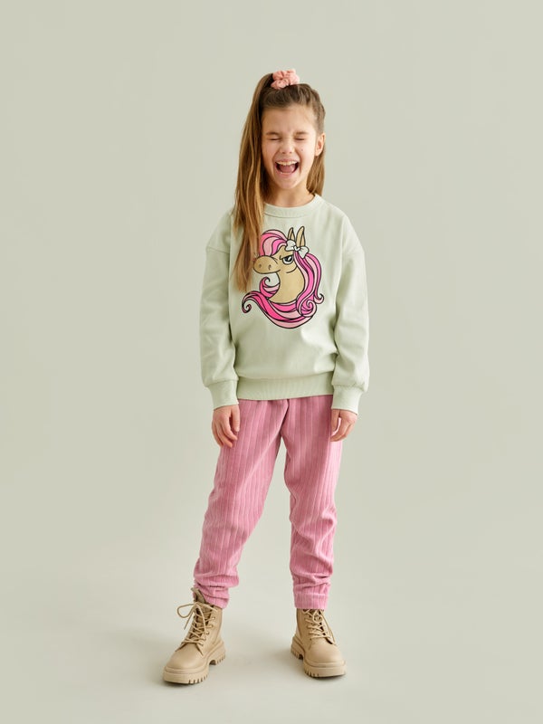 Mainio - Velour Pants, rose (11069)