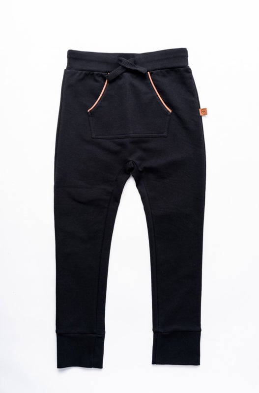 MIVI Kids - Kangaroo College Pants Deep Black