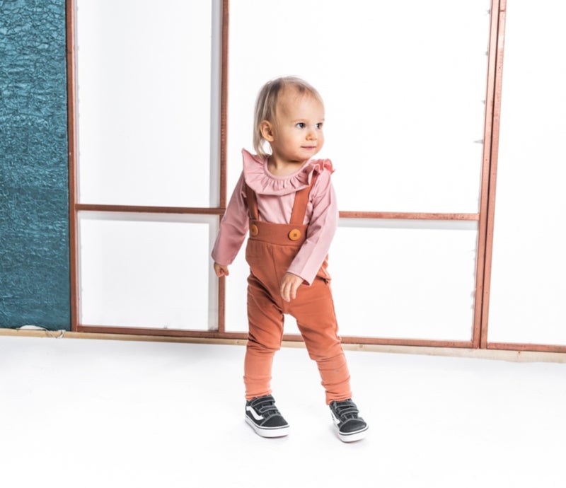 MIVI Kids - Hulmu Body With Frill Rose Tan