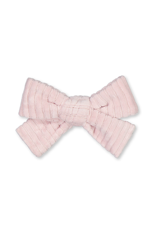 Kaiko - Corduroy Bow Hairclip, soft Pink