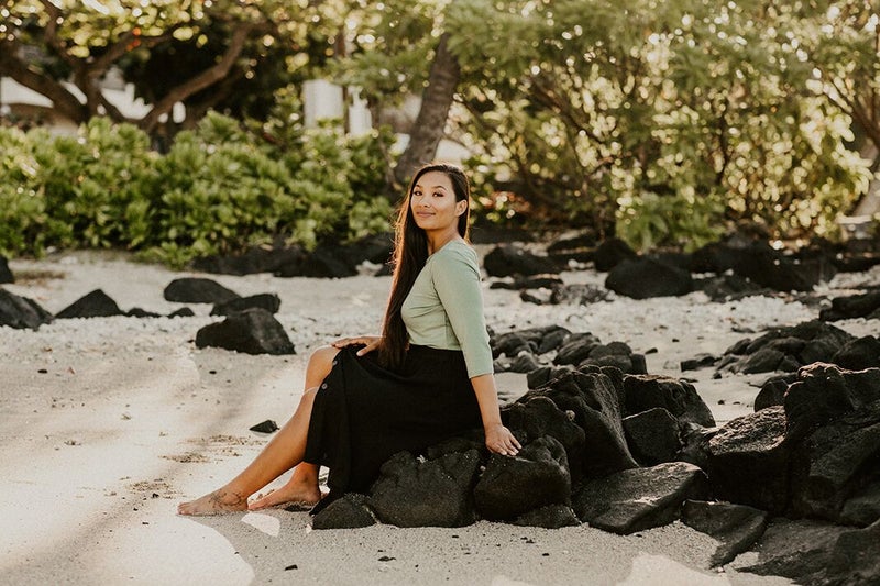 Kaiko - Button Skirt, Black