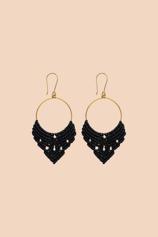 Kaiko - Zoe Earrings, Black